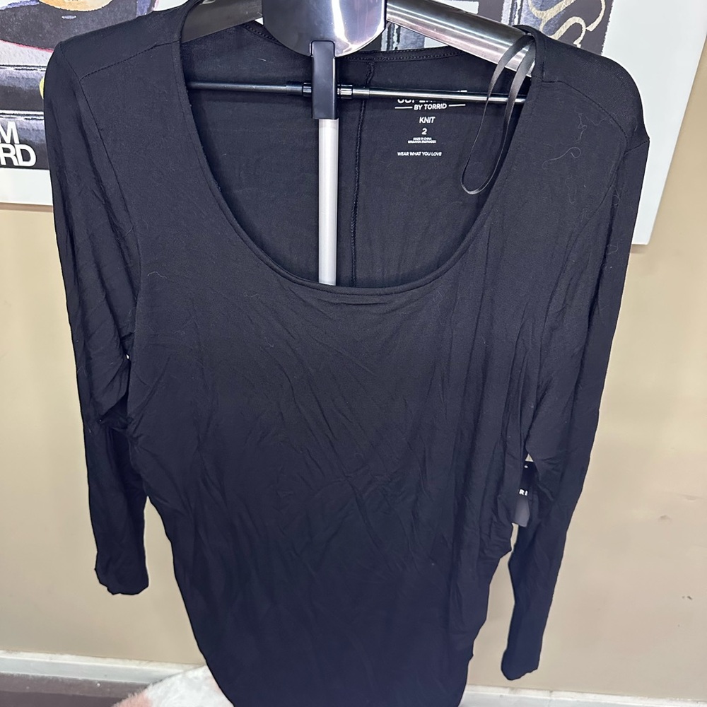Torrid Black Long Sleeve Dress